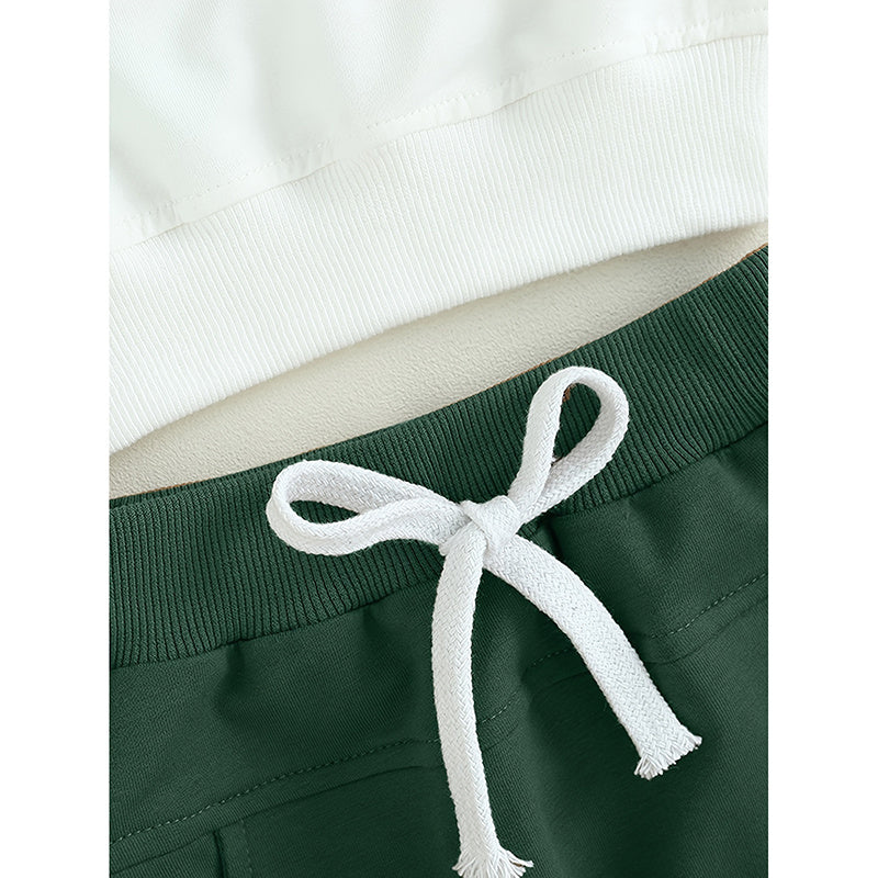 Toddler Baby Boy Clothes 'Mama's Boy' Print Long Sleeve Sweatshirt Tops Trousers Set Casual Cute Outfit