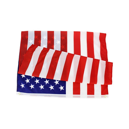 4X6FT Polyester American Flag 120cmX180cm USA Flag Outdoor Yard Decor Stars Brass Grommets